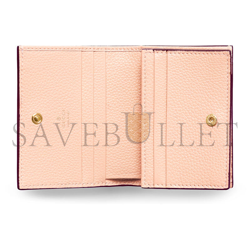 GUCCI BI-COLOR GG MARMONT SMALL WALLET 456126 (11*8.5*3cm)